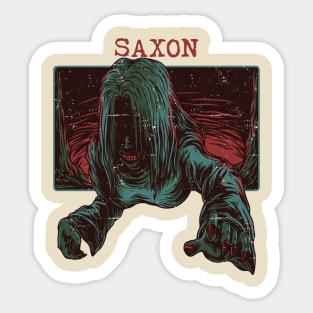 Saxon Steel and Sound Sticker